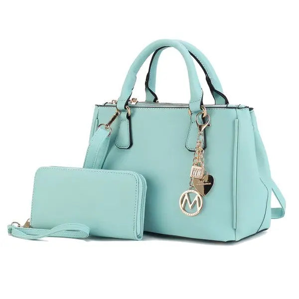 MKF Collection Ruth Satchel Bag with Wallet by Mia MKF Collection by Mia K