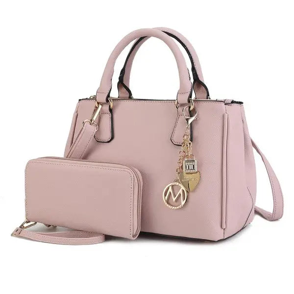 MKF Collection Ruth Satchel Bag with Wallet by Mia MKF Collection by Mia K