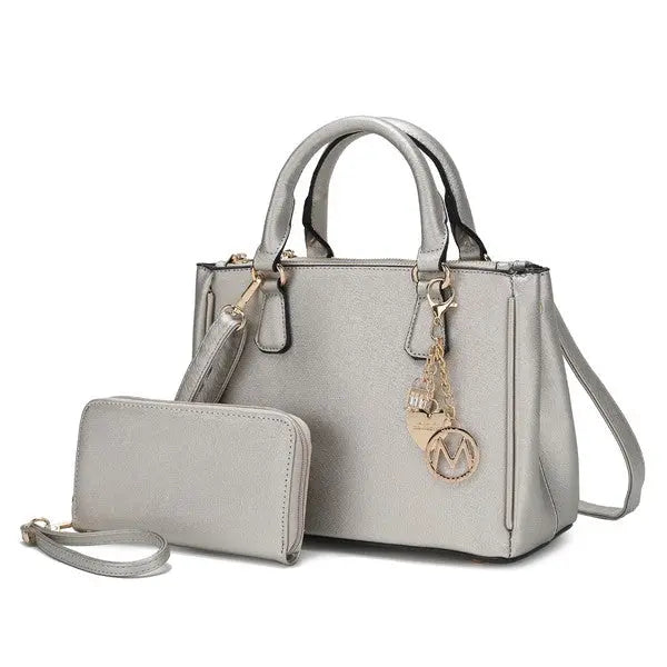 MKF Collection Ruth Satchel Bag with Wallet by Mia MKF Collection by Mia K