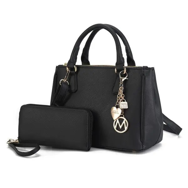 MKF Collection Ruth Satchel Bag with Wallet by Mia MKF Collection by Mia K