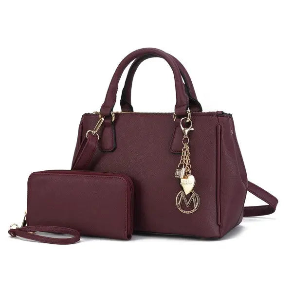 MKF Collection Ruth Satchel Bag with Wallet by Mia MKF Collection by Mia K