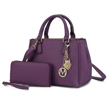 MKF Collection Ruth Satchel Bag with Wallet by Mia MKF Collection by Mia K