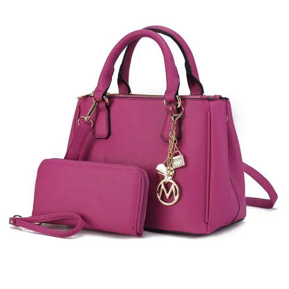 MKF Collection Ruth Satchel Bag with Wallet by Mia MKF Collection by Mia K