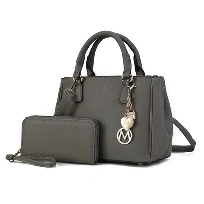 MKF Collection Ruth Satchel Bag with Wallet by Mia MKF Collection by Mia K