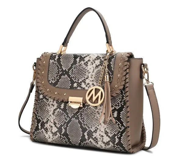 MKF Collection Lilli Satchel Handbag By Mia K MKF Collection by Mia K