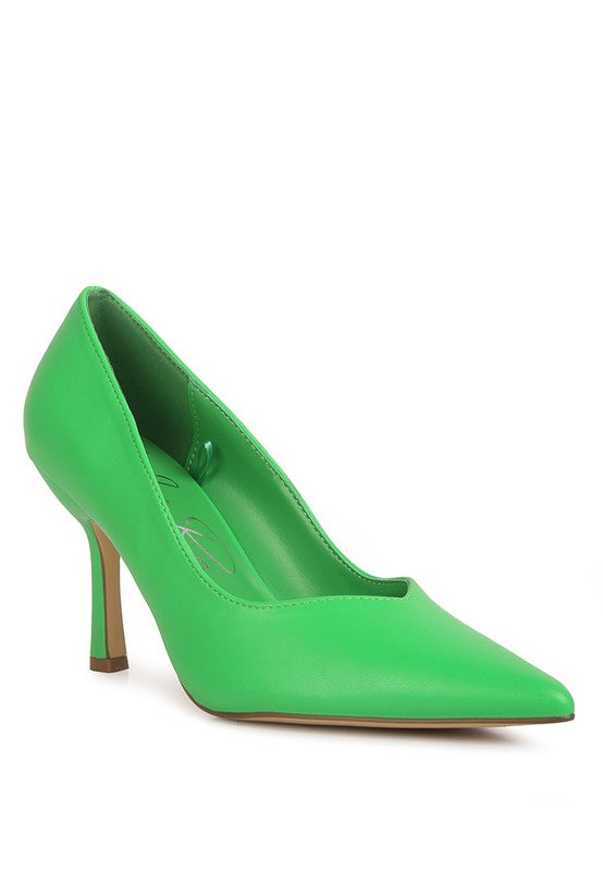 Rarity Point Toe Stiletto Heeled Pumps