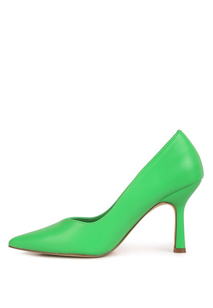 Rarity Point Toe Stiletto Heeled Pumps