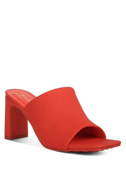 Cannes Slim Block Heel Sandals Rag Company