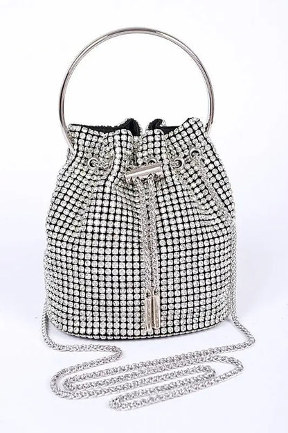 Oversize Rhinestone Iconic Bucket Bag Artini Accessories