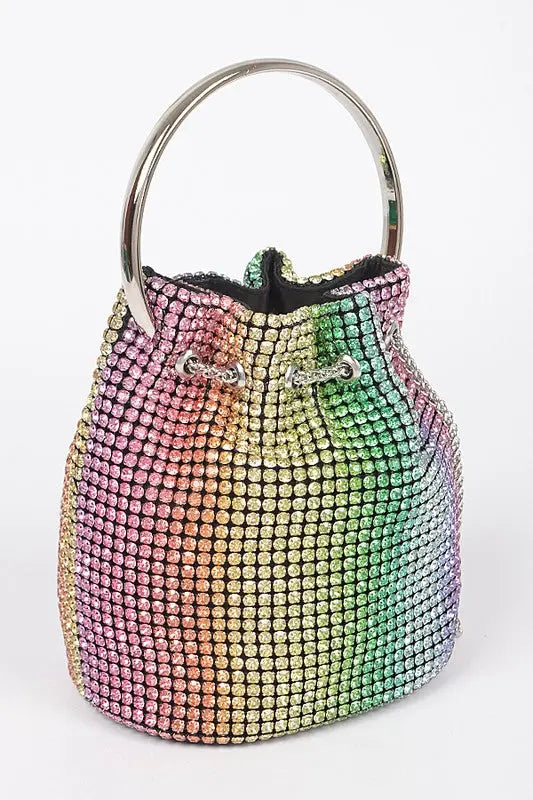 Oversize Rhinestone Iconic Bucket Bag Artini Accessories