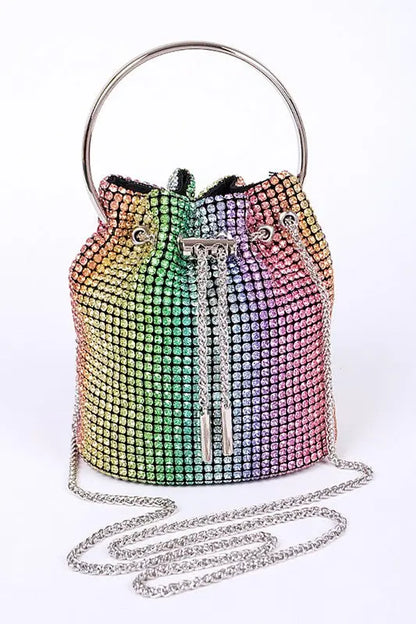 Oversize Rhinestone Iconic Bucket Bag Artini Accessories