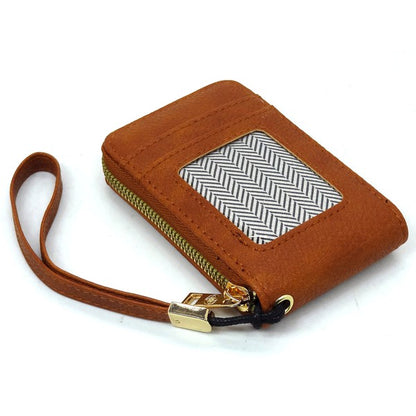 Fashion Accordion Card Holder Wallet Wristlet