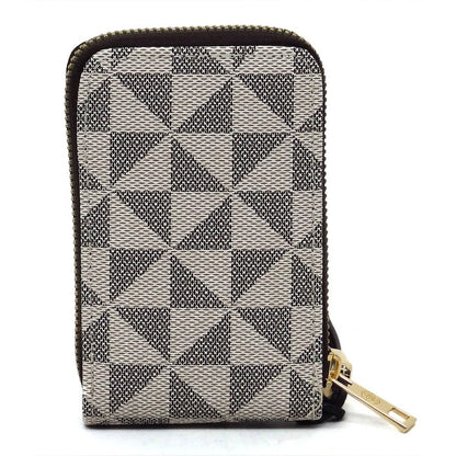 PM Monogram Accordion Card Holder Wallet Wristlet