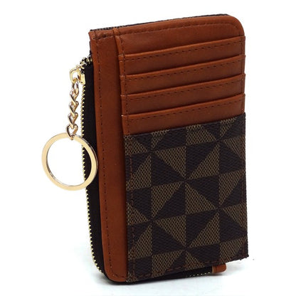 PM Monogram Card Holder Keychain Wallet