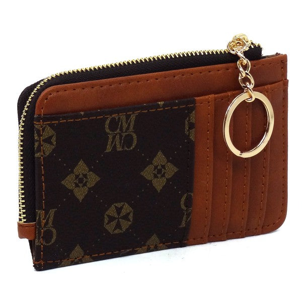 CM Monogram Card Holder Keychain Wallet