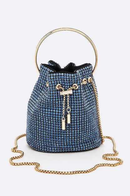 Oversize Rhinestone Iconic Bucket Bag LA Jewelry Plaza