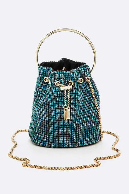 Oversize Rhinestone Iconic Bucket Bag LA Jewelry Plaza