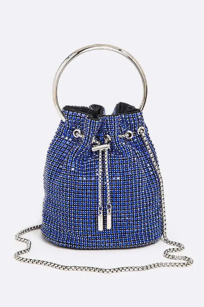 Oversize Rhinestone Iconic Bucket Bag LA Jewelry Plaza