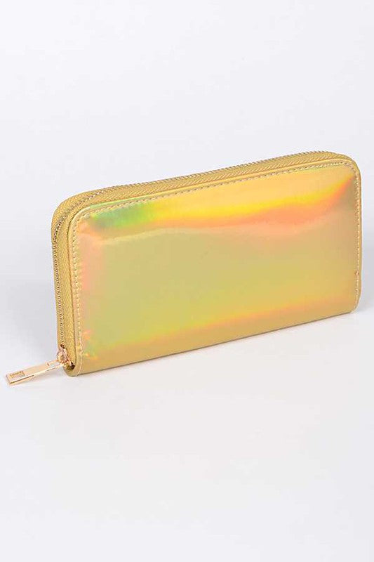 Halographic Gold Wallet