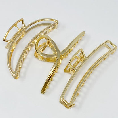 Gold Mine Hair Claw Set Of 3