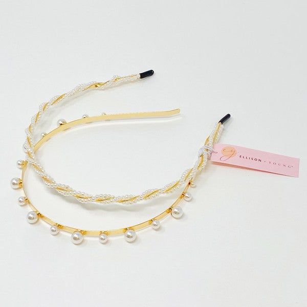 Precious Pearl Headband Set Of 2