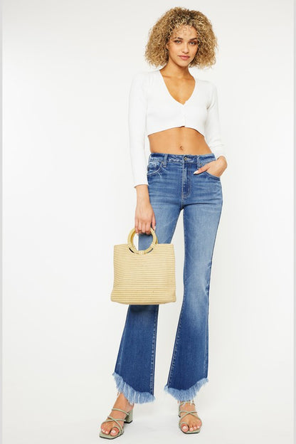 High Rise Bootcut Jeans