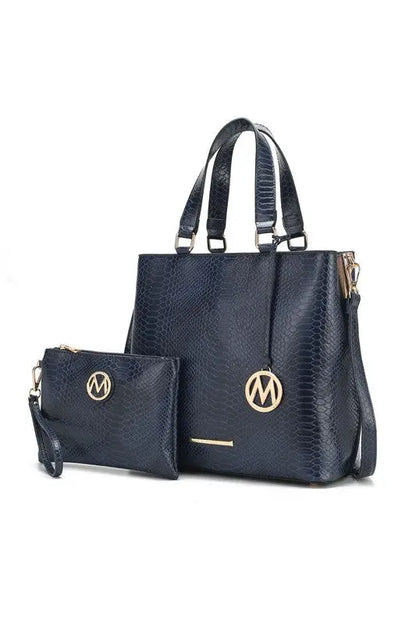 MKF Collection Beryl Snake-embossed Tote Bag Mia k MKF Collection by Mia K