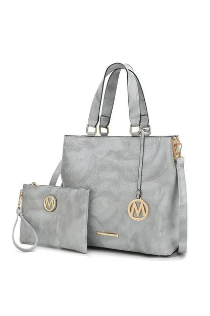 MKF Collection Beryl Snake-embossed Tote Bag Mia k MKF Collection by Mia K