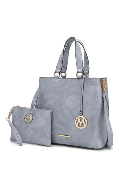 MKF Collection Beryl Snake-embossed Tote Bag Mia k MKF Collection by Mia K