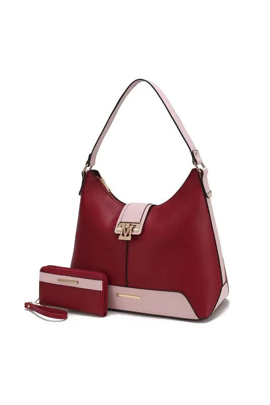 MKF Collection Graciela Color-Block Hobo by Mia k MKF Collection by Mia K