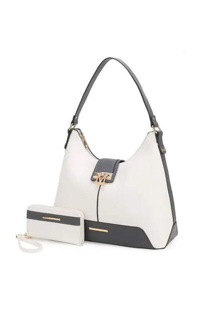 MKF Collection Graciela Color-Block Hobo by Mia k MKF Collection by Mia K