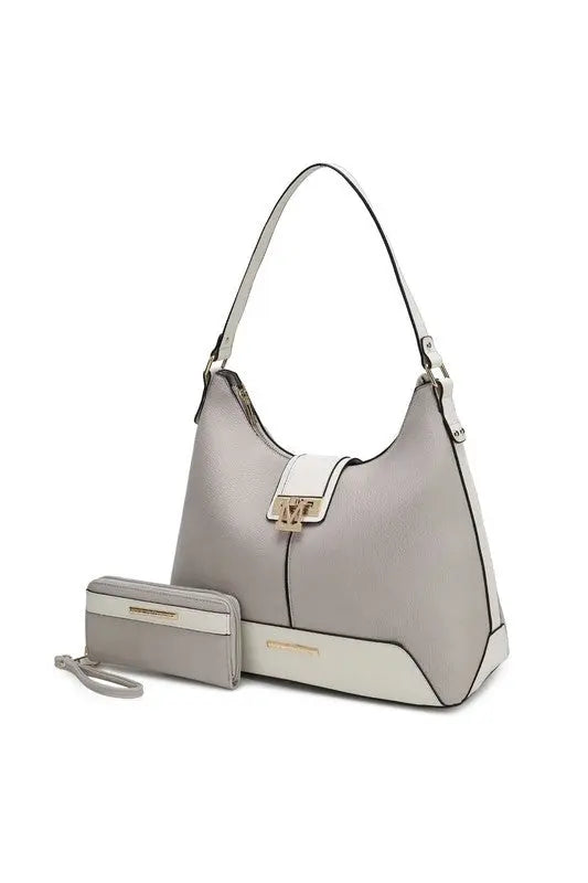 MKF Collection Graciela Color-Block Hobo by Mia k MKF Collection by Mia K