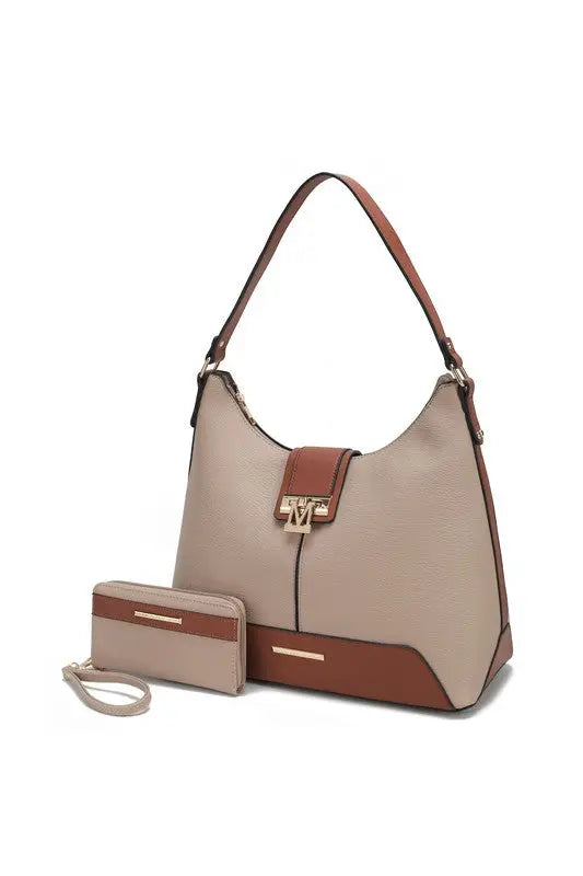 MKF Collection Graciela Color-Block Hobo by Mia k MKF Collection by Mia K