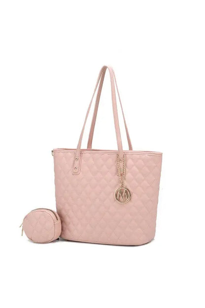 MKF Collection Tansy Quilted Tote Bag by Mia K MKF Collection by Mia K