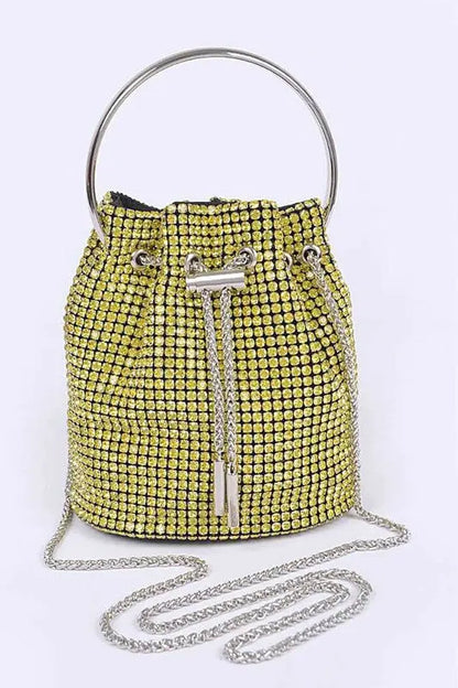 Oversize Rhinestone Iconic Bucket Bag Artini Accessories