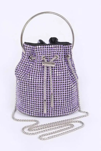 Oversize Rhinestone Iconic Bucket Bag Artini Accessories