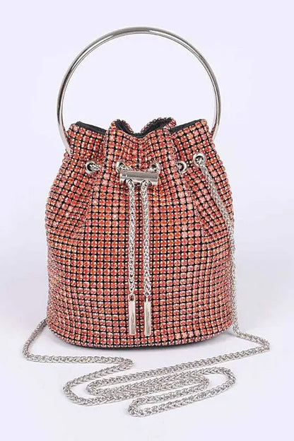 Oversize Rhinestone Iconic Bucket Bag Artini Accessories