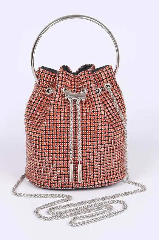 Oversize Rhinestone Iconic Bucket Bag Artini Accessories