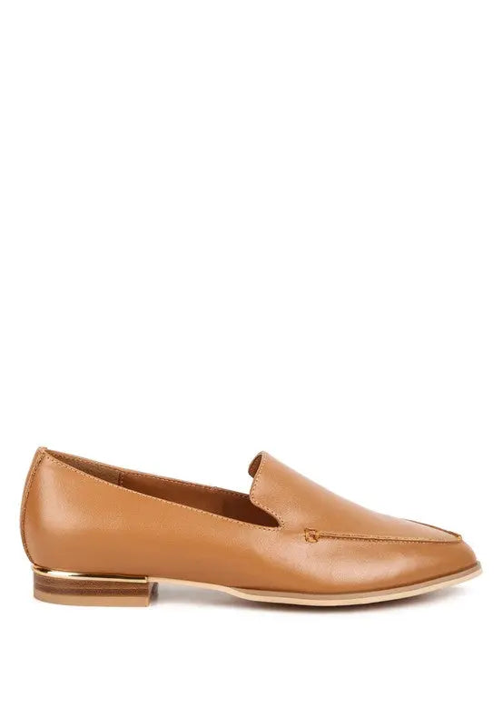 Richelli Metallic Sling Detail Loafers Rag Company