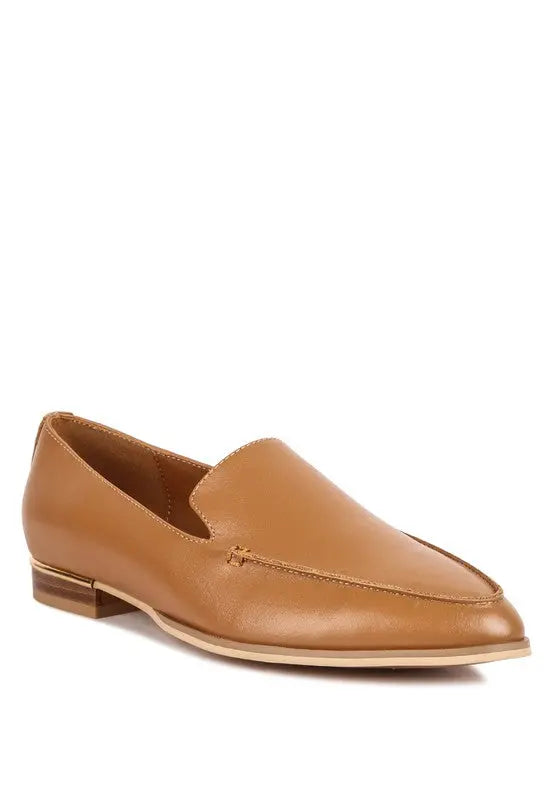 Richelli Metallic Sling Detail Loafers Rag Company