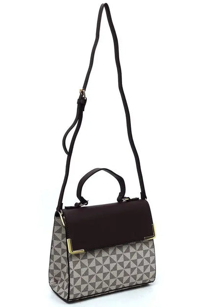 PM Monogram Top Handle Satchel Fashion World