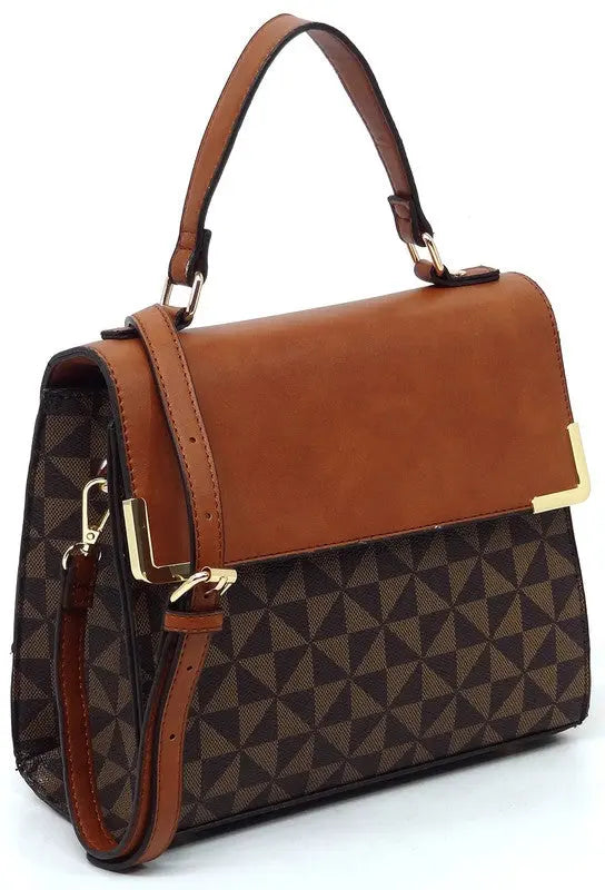 PM Monogram Top Handle Satchel Fashion World