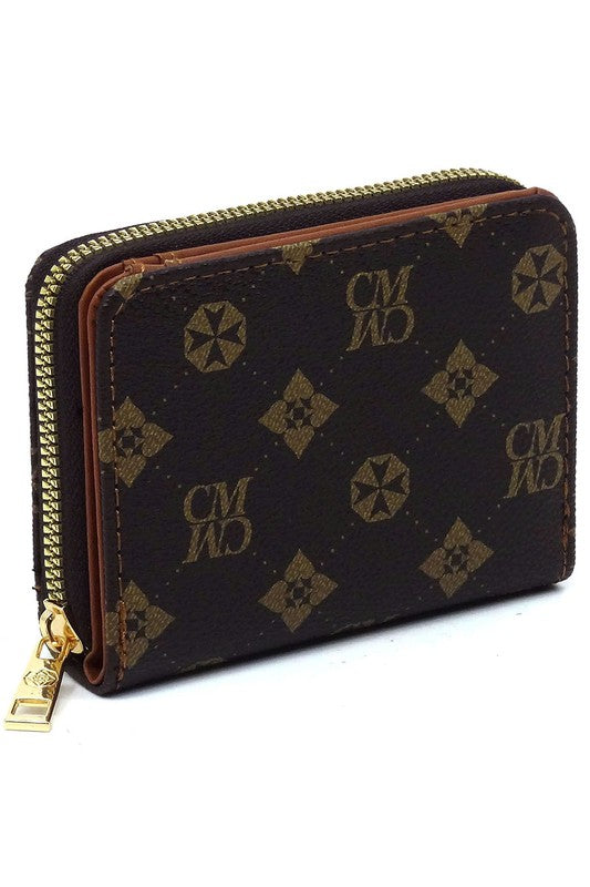 CM Monogram Accordion Bi-fold Wallet