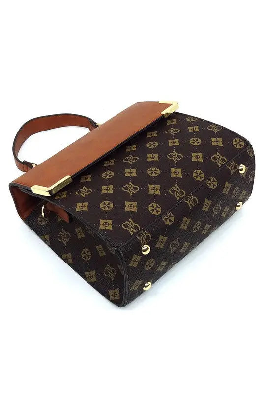 CM Monogram Top Handle Satchel Fashion World