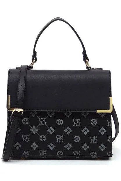 CM Monogram Top Handle Satchel Fashion World