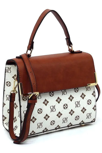 CM Monogram Top Handle Satchel Fashion World