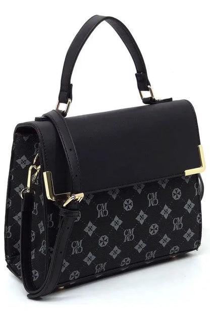 CM Monogram Top Handle Satchel Fashion World