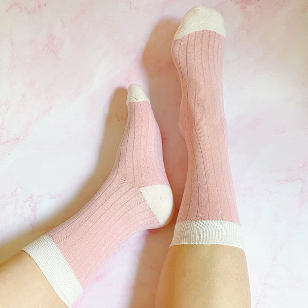 Silky Jacquard Socks Set Of 2 Pairs