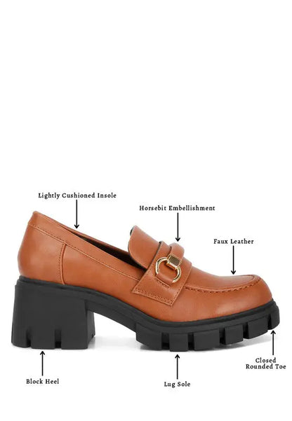 Evangeline Chunky Platform Loafers Rag Company