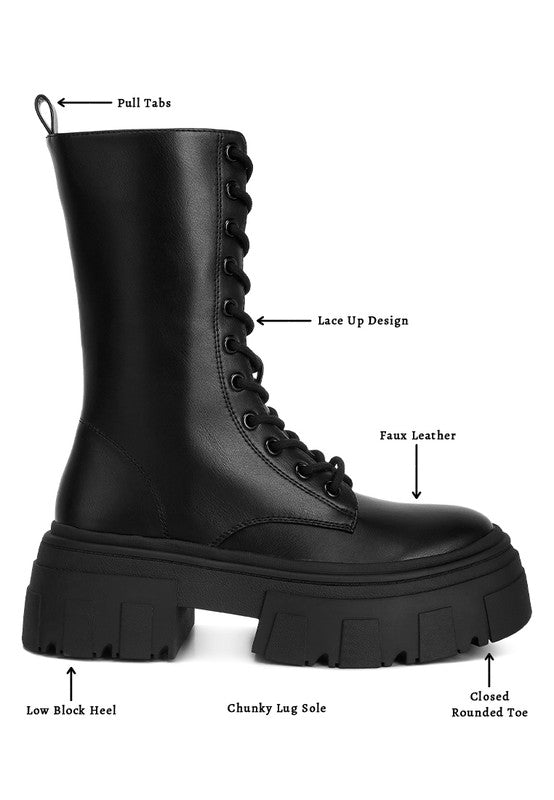 Tatum Combat Boots